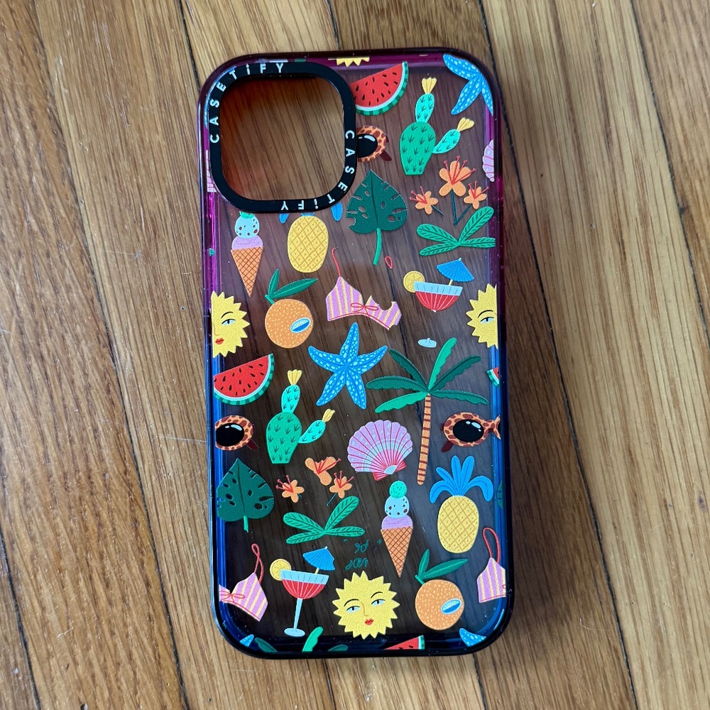 CASETiFY iPhone 15 Impact Case - TROPICAL VIBES
